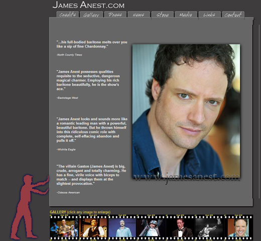 screen shot of james'